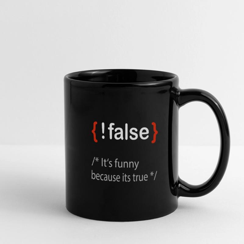 Programmer false true Computer Scientist Student Full Colour Panoramic Mug