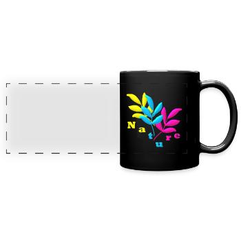 Nature - Full Colour Panoramic Mug - black - Front
