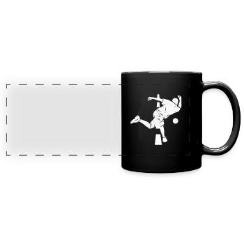 Vintage Bosseln disant Klootschiessen Boßeln Sport - Mug panoramique uni - noir - Devant