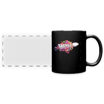 Tackle Stress Away Sports Stress Awareness - Full Colour Panoramic Mug - black - Front