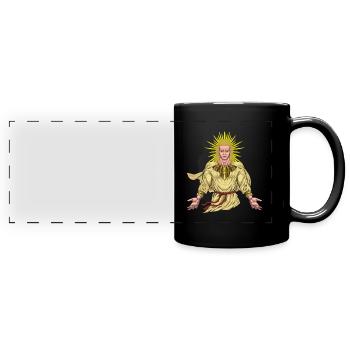 Slavic god Dazhbog - Full Colour Panoramic Mug - black - Front
