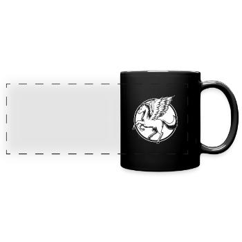 Pegasus - Full Colour Panoramic Mug - black - Front