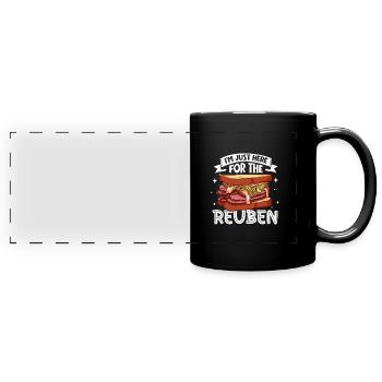 Nur hier für das Reuben - Panorama-Tasse farbig - Schwarz - Vorne