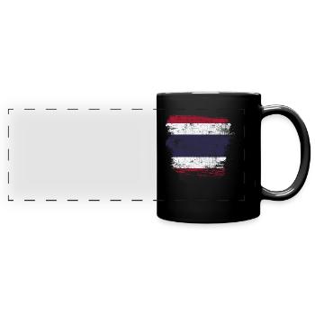 Thaïlande - Mug panoramique uni - noir - Devant