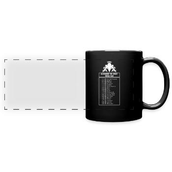 King Alexander the Great World Tour - Full Colour Panoramic Mug - black - Front