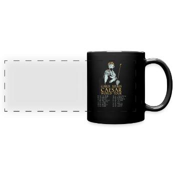 Histoire Gaius Julius Caesar anciens raids - Mug panoramique uni - noir - Devant