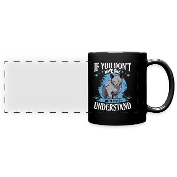 Chat bleu russe si vous n'en avez pas - chats - Mug panoramique uni - noir - Devant