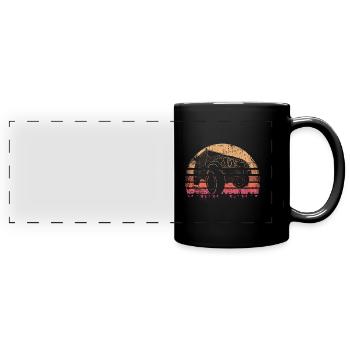 Off-road vehicle - Full Colour Panoramic Mug - black - Front