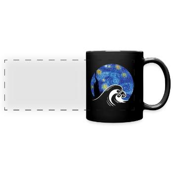 Van Gogh - Full Colour Panoramic Mug - black - Front