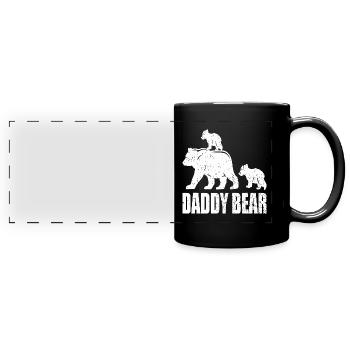 PAPA OURS - Mug panoramique uni - noir - Devant