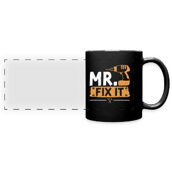 Mr Fix It - Papa bricoleurs - Mug panoramique uni - noir - Devant