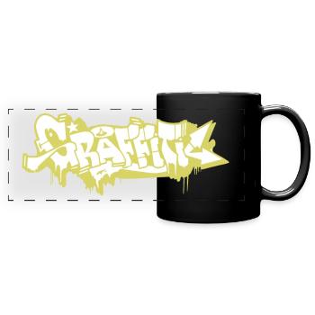 GRAFFITI - Full Colour Panoramic Mug - black - Front