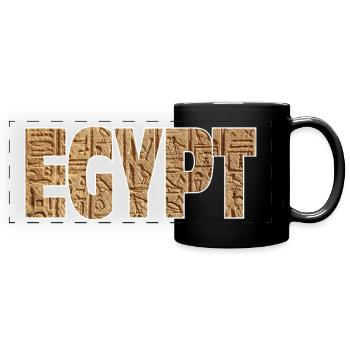 Egypt - Full Colour Panoramic Mug - black - Front