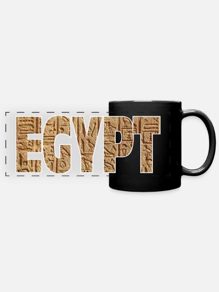 Egypte - Mug panoramique uni - noir