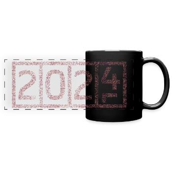 Digital New Year Shift - Full Colour Panoramic Mug - black - Front