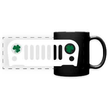Jeep Irish Shirt - Mug panoramique uni - noir - Devant