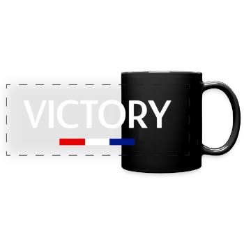 Victory - Full Colour Panoramic Mug - black - Front
