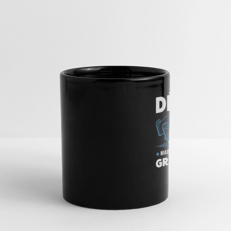 Papi Papi Famille Geschenk Panorama-Tasse farbig