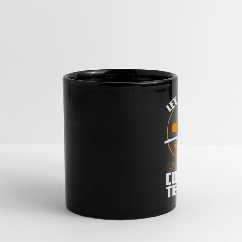 Technischer Support Computertechniker Technischer Panorama-Tasse farbig