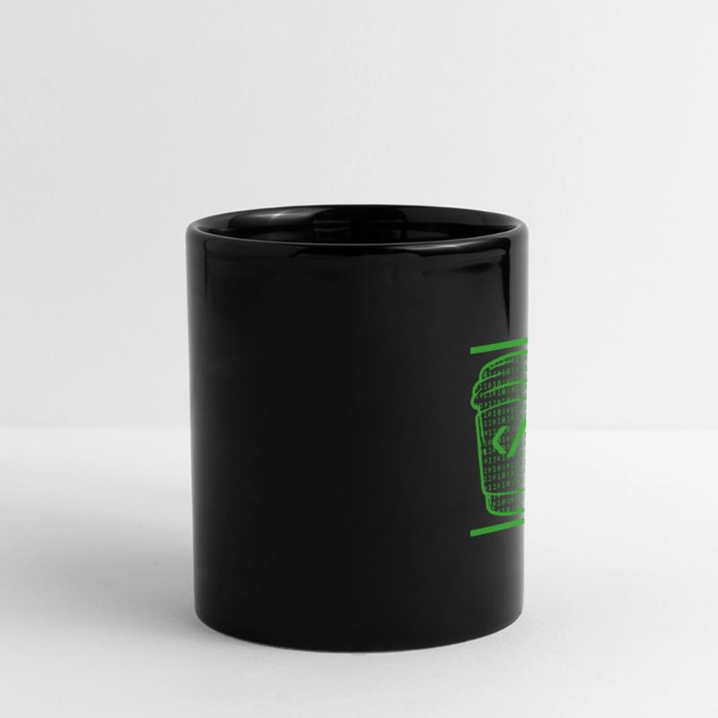 I Turn Coffee Into Code Software Developer Full Colour Panoramic Mug