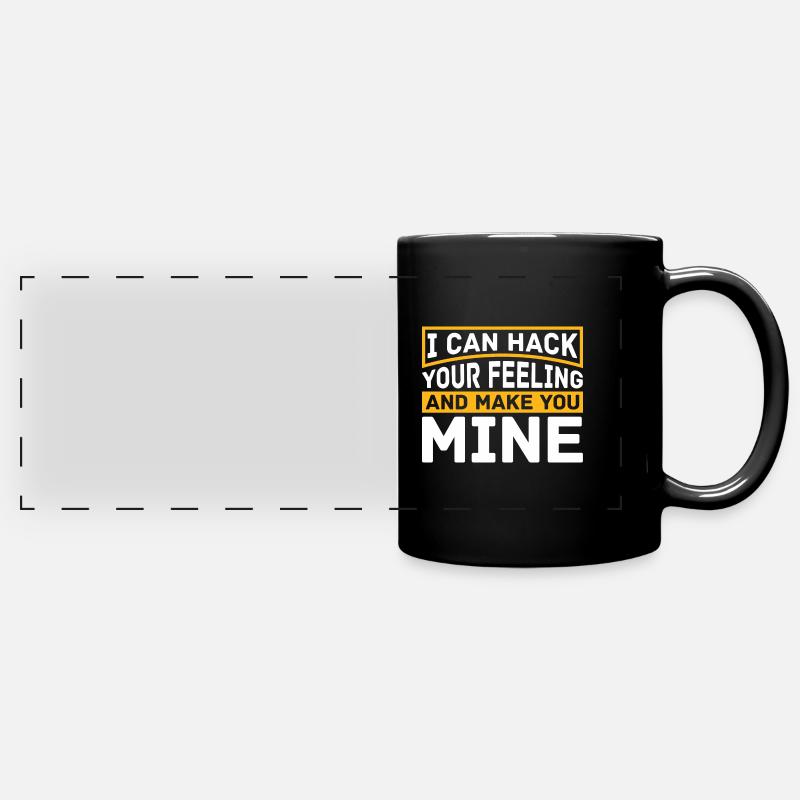 Programmierer Coder Software Entwickler - Panorama-Tasse farbig - Schwarz