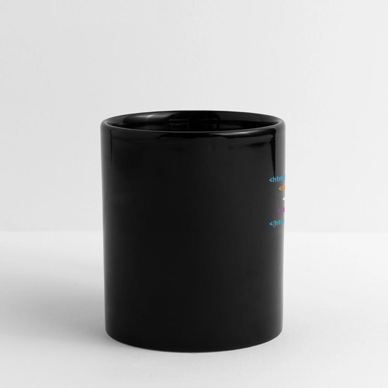html programmer computer nerd Full Colour Panoramic Mug