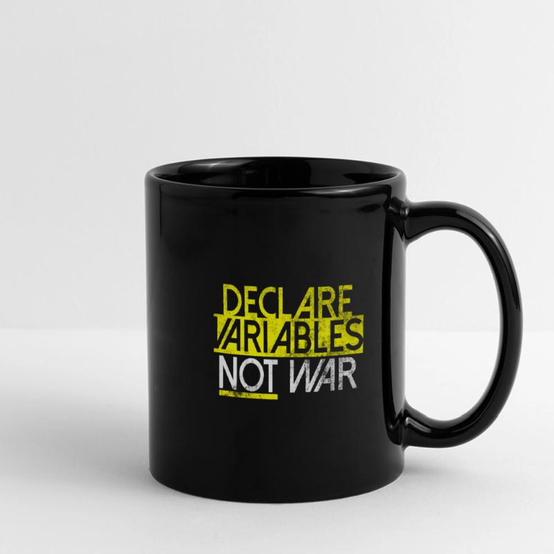 Declare Variables Developer Software Nerd Full Colour Panoramic Mug