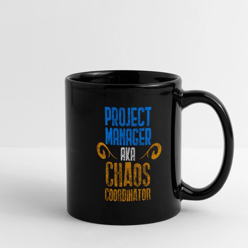 Chef de projet Scrum Master Git Programmer Mug panoramique uni