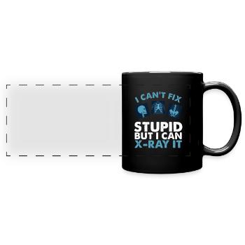 XRay Technician Radiologic Technologist - Full Colour Panoramic Mug - black - Front