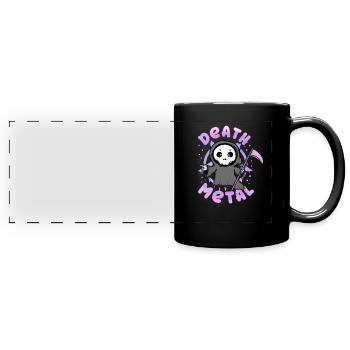 Death Metal Grim Reaper Death Pastel Goth bleak - Full Colour Panoramic Mug - black - Front