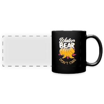 Biologist water bear tardigrade gift - Full Colour Panoramic Mug - black - Front