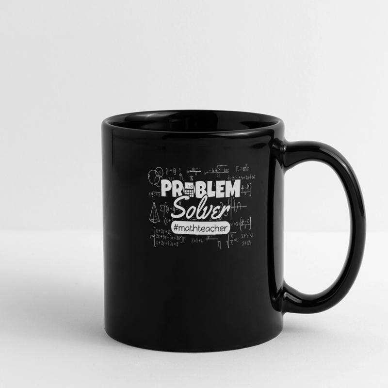 Mathematikers Problem Solver #mathteacher Math Panorama-Tasse farbig
