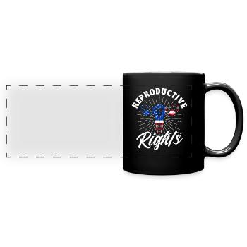 Droits reproductifs - Mug panoramique uni - noir - Devant