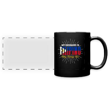 Philippines Philippine Flag - Full Colour Panoramic Mug - black - Front