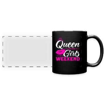 Maid of Honor Girls Evening Party Ladies Gift - Full Colour Panoramic Mug - black - Front