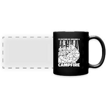 Éclaireur - Mug panoramique uni - noir - Devant