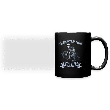 Weightlifting Weightlifting - Full Colour Panoramic Mug - black - Front