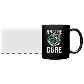 Irish Dance Irischer Tanz - Panorama-Tasse farbig - Schwarz - Vorne