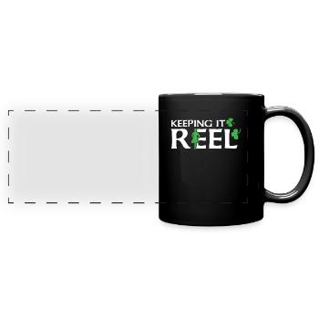 Irish Dance Irischer Tanz - Panorama-Tasse farbig - Schwarz - Vorne