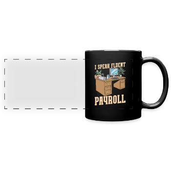 Hr Assistant - Full Colour Panoramic Mug - black - Front