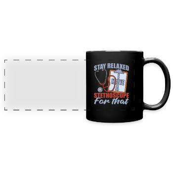Medical Assistant - Full Colour Panoramic Mug - black - Front