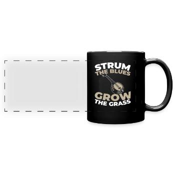 Banjo - Full Colour Panoramic Mug - black - Front