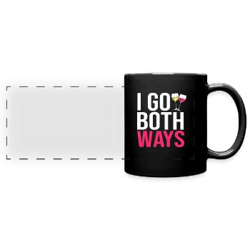 Sommelier - Full Colour Panoramic Mug - black - Front