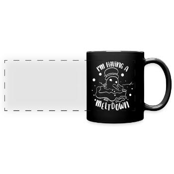 Drôle de sarcasme pour les femmes - Mug panoramique uni - noir - Devant