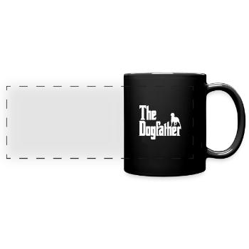 The Dogfather Gordon Setter - Panorama-Tasse farbig - Schwarz - Vorne