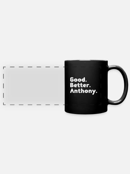 Good better Anthony - Panorama-Tasse farbig - Schwarz