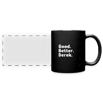 Bon mieux Derek - Mug panoramique uni - noir - Devant