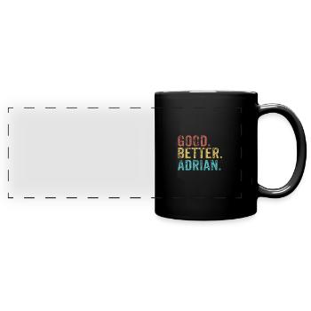 Good better Adrian - Full Colour Panoramic Mug - black - Front
