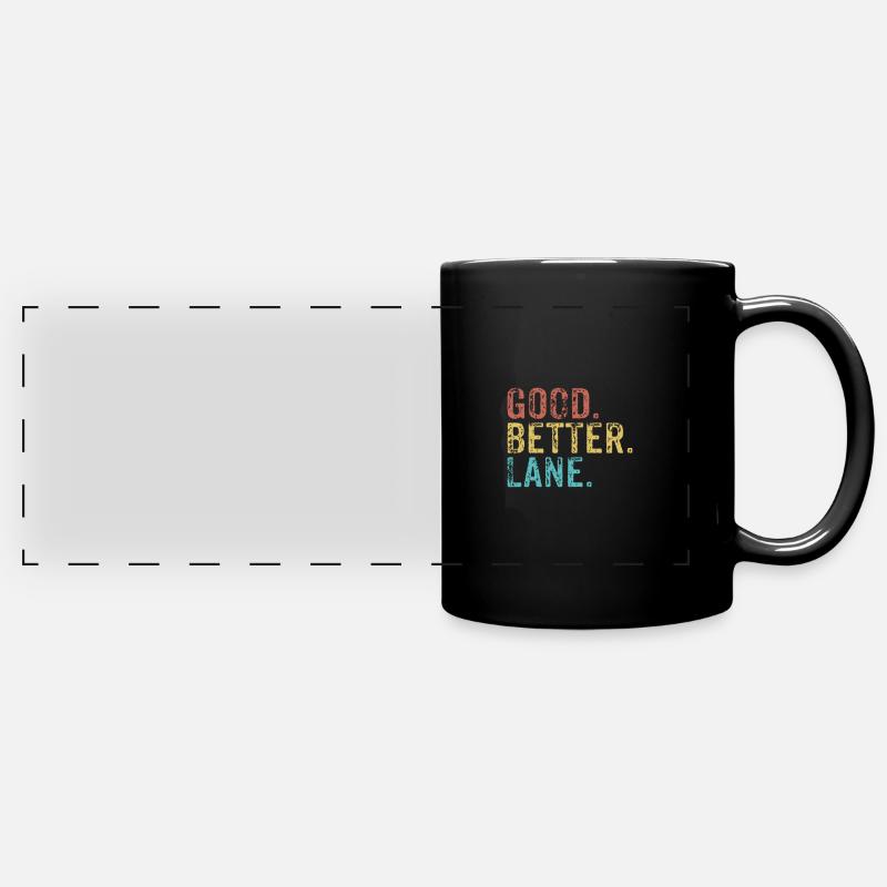 Cool guys are called lane - Full Colour Panoramic Mug - black