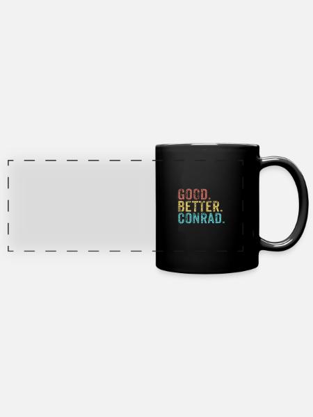 Good better Conrad - Panorama-Tasse farbig - Schwarz